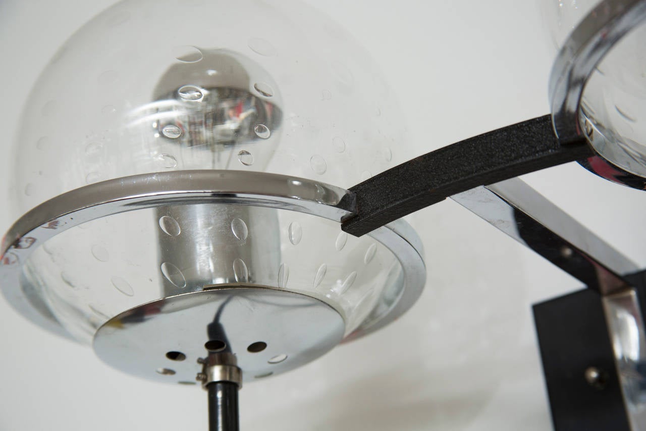 Pair of RAAK Double Globe Wall Lights For Sale at 1stdibs