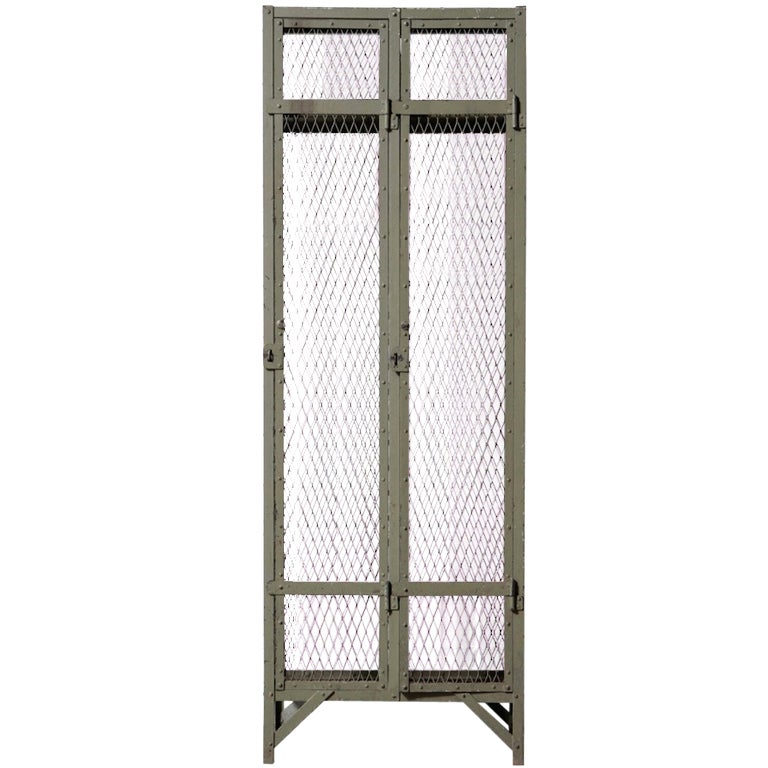 Vintage Gym Locker Cage