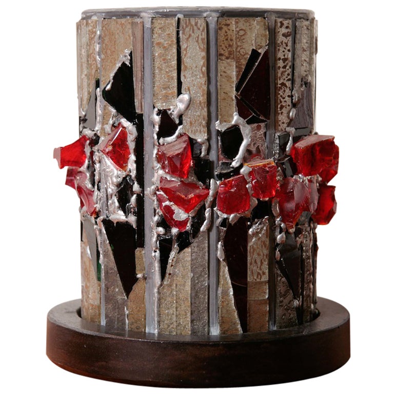Raak Multi-Colored Glass Chunk Table Lamp