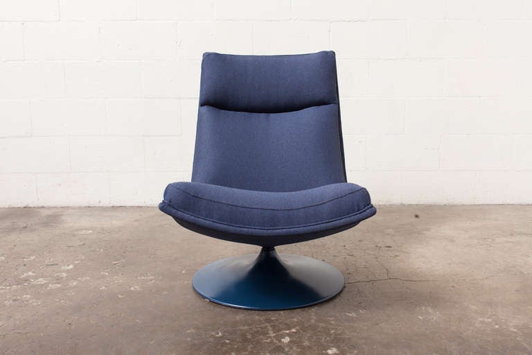 Mid-Century Modern Geoffrey Harcourt F141 Swivel Lounge Chair for Artifort
