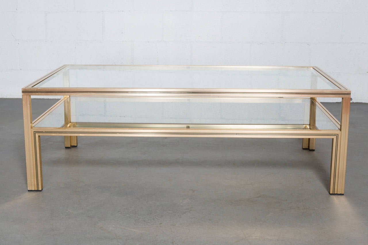 double layer coffee table