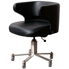 Forma Nova Leather Rolling Office Chair