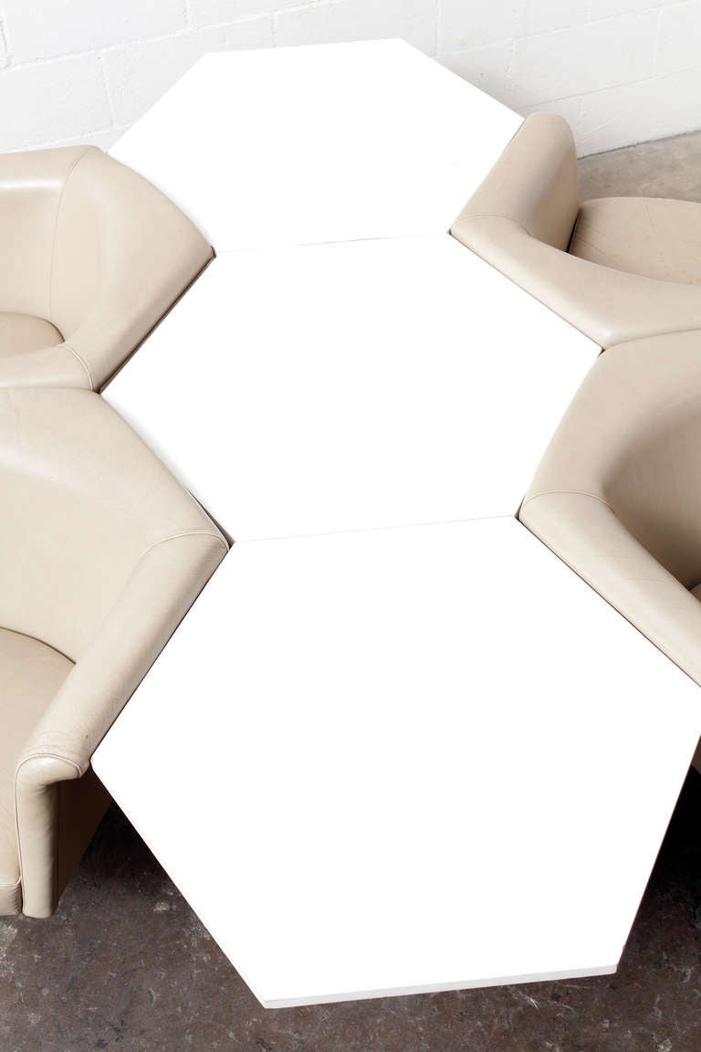 Dutch Geoffrey Harcourt for Artifort Hexagon Seating System