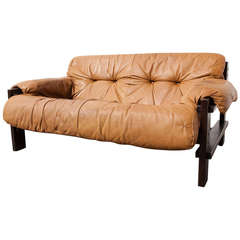 Percifal Lafer Style Two-Seat Sofa by Gerard van den Berg