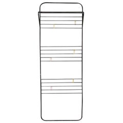 Coen de Vries Wall Mount Coat Rack with Wire Hooks