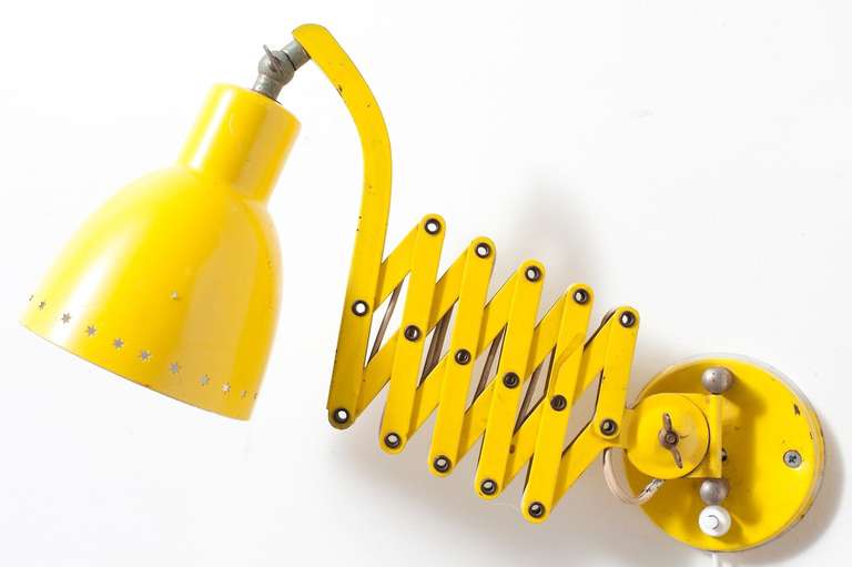Dutch Hala Zeist Accordion Wall Lamp