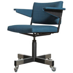 Vintage A.R. Cordemeijer for Gispen Rolling Office Chair