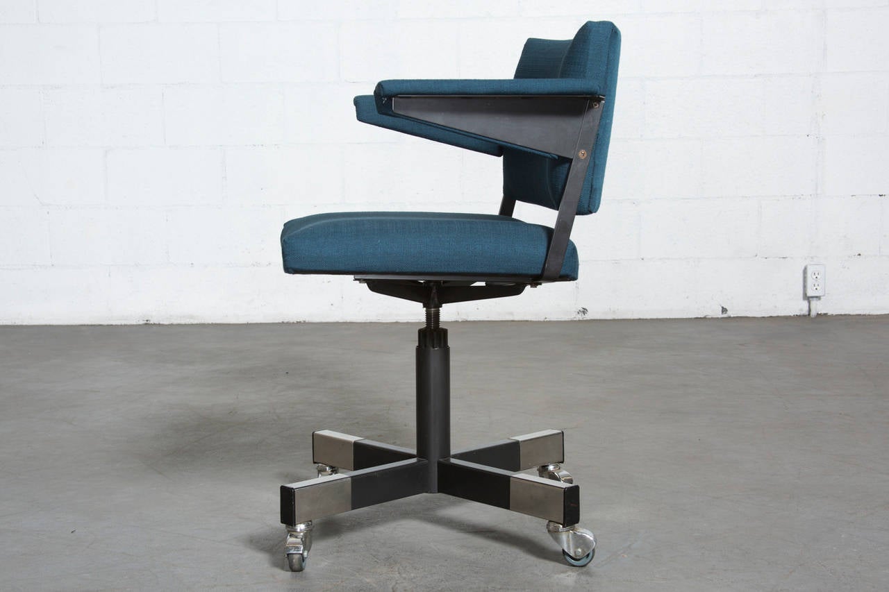 Mid-Century Modern A.R. Cordemeijer for Gispen Rolling Office Chair