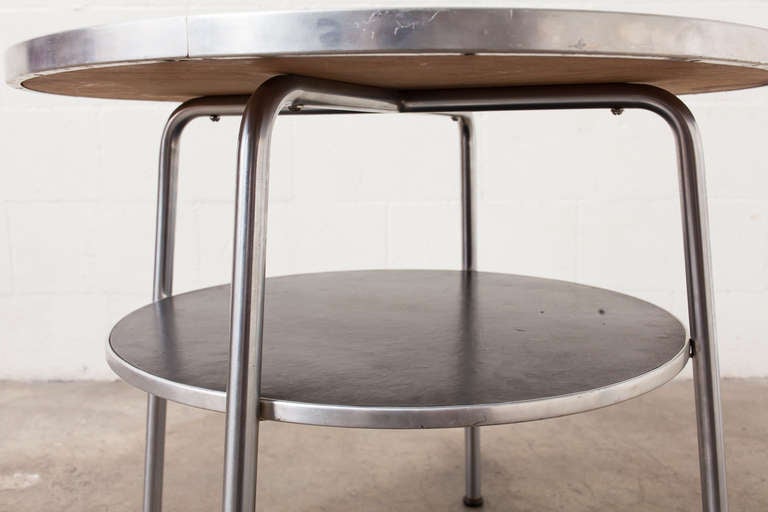 Mid-Century Modern Gispen 503 Industrial Side Table