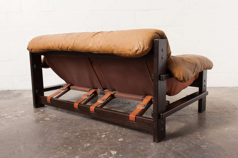 Late 20th Century Percifal Lafer Style Two-Seat Sofa by Gerard van den Berg