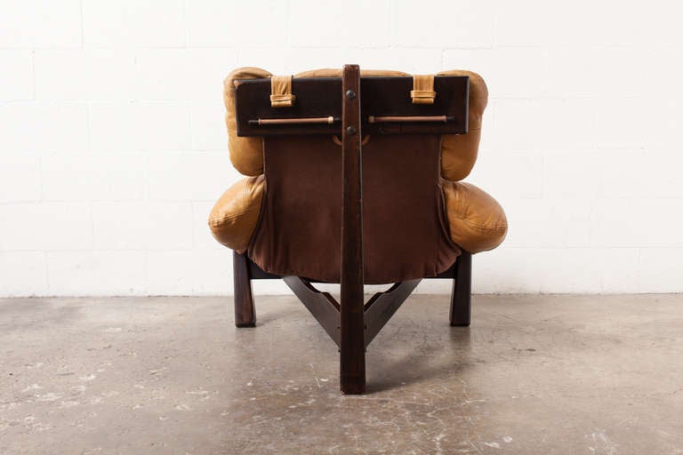 Dutch Percifal Lafer Style Tripod Lounge Chair by Gerard van den Berg