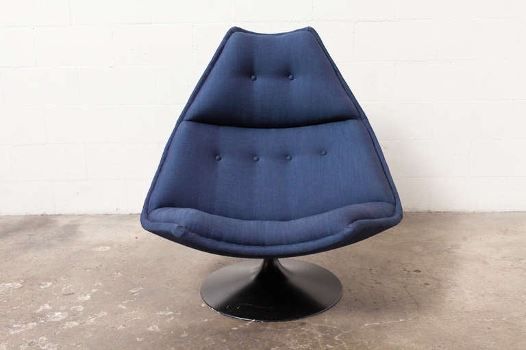 Mid-Century Modern Geoffrey Harcourt for Artifort F584 Swivel Lounge Chair