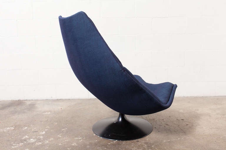 Mid-20th Century Geoffrey Harcourt for Artifort F584 Swivel Lounge Chair