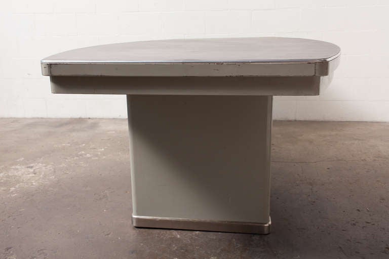 Dutch Gispen Grand Conference Table with Linoleum Top