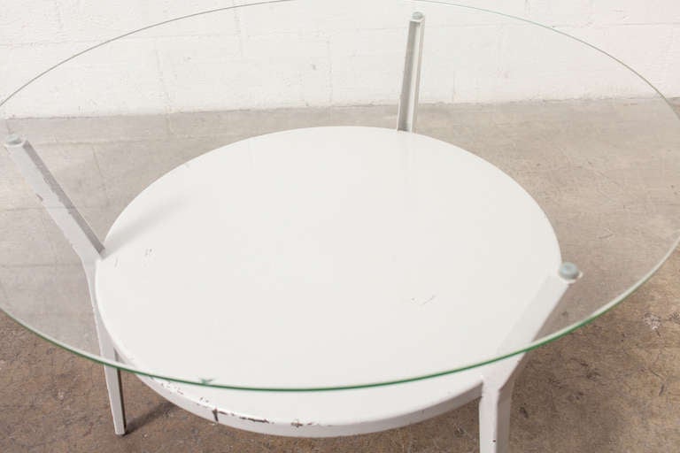 Mid-Century Modern Friso Kramer, Rotunda Round Coffee Table