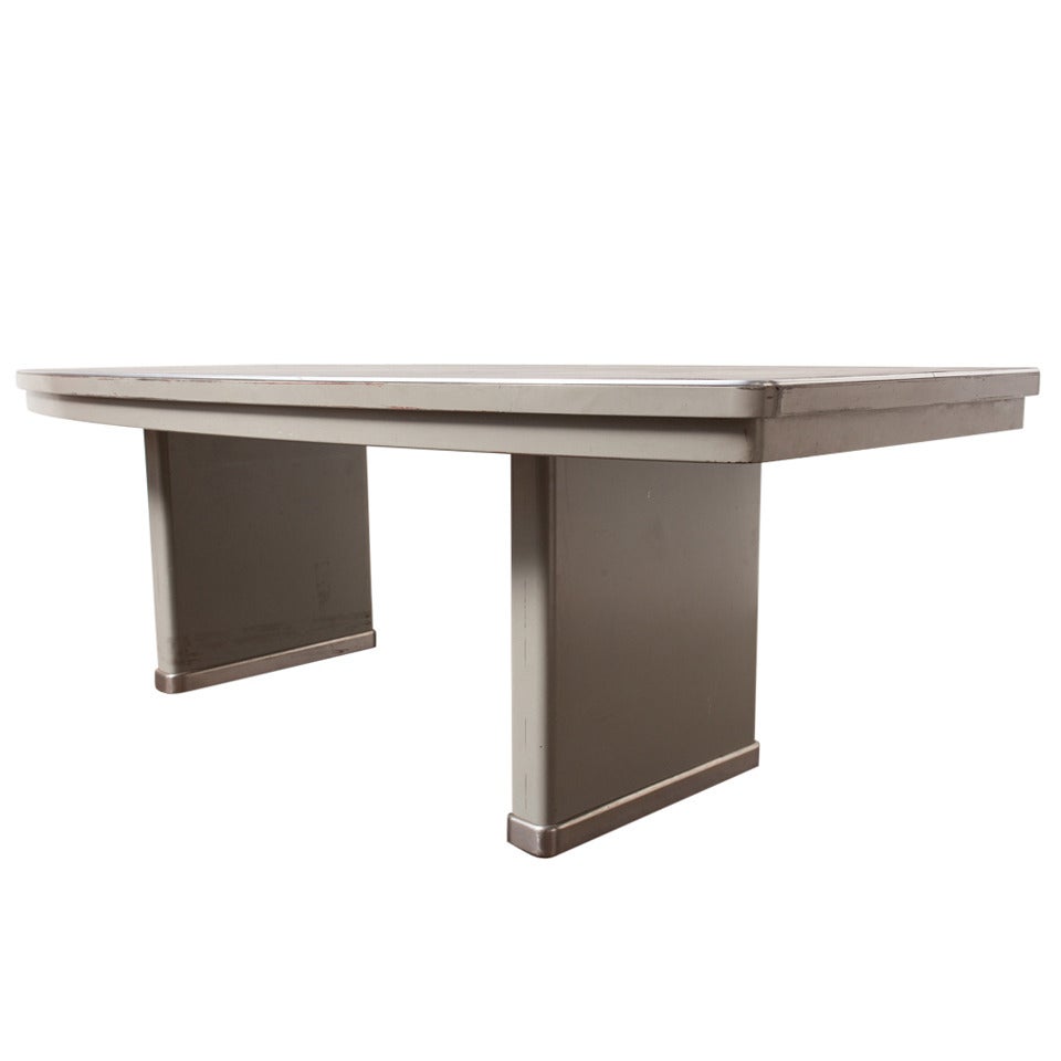 Gispen Grand Conference Table with Linoleum Top