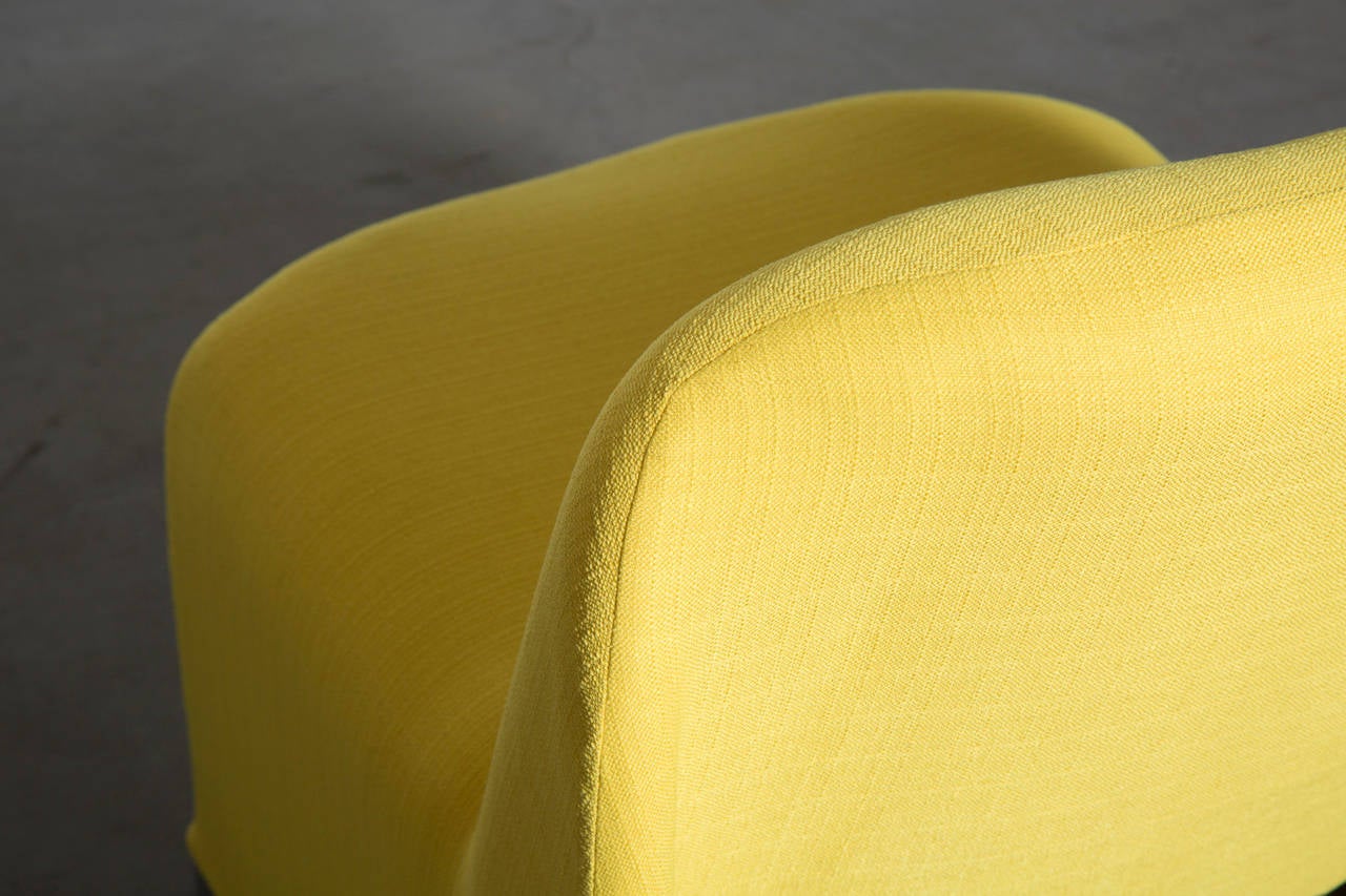 Late 20th Century Piretti Alky Lounge Chair by Castelli in Yellow