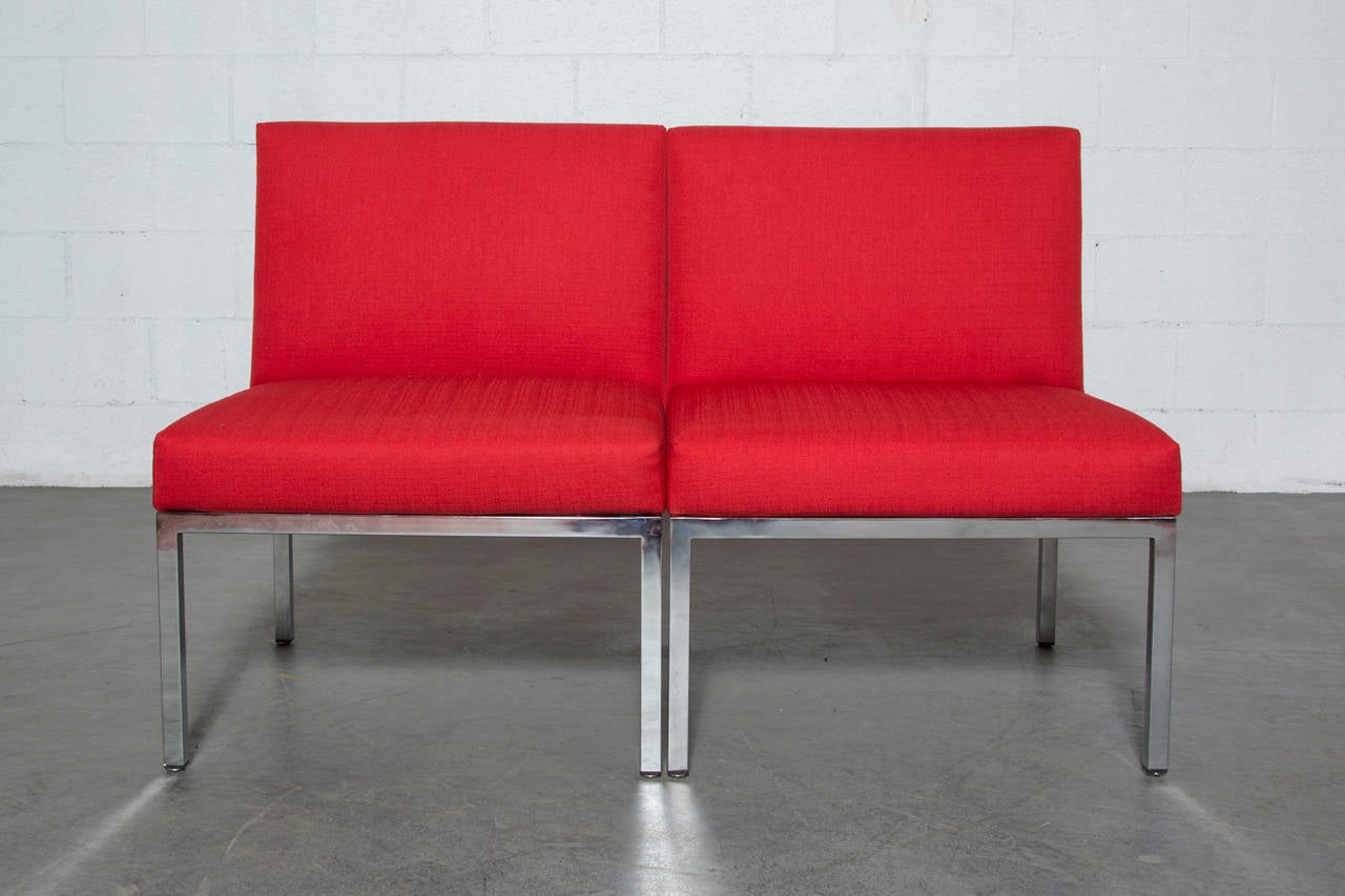 Pair of Artifort Armless Sectional Pieces