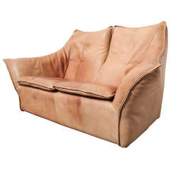 Used Gerard van den Berg "Denver" Leather Two-Seater Sofa