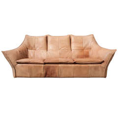 Used Gerard van den Berg "Denver" Leather Three-Seater Sofa