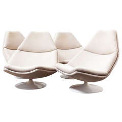 Geoffrey Harcourt For Artifort Swivel Lounge Chair
