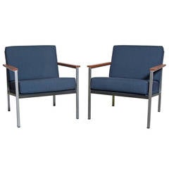 Pair of Coen de Vries Style Lounge Chairs 2