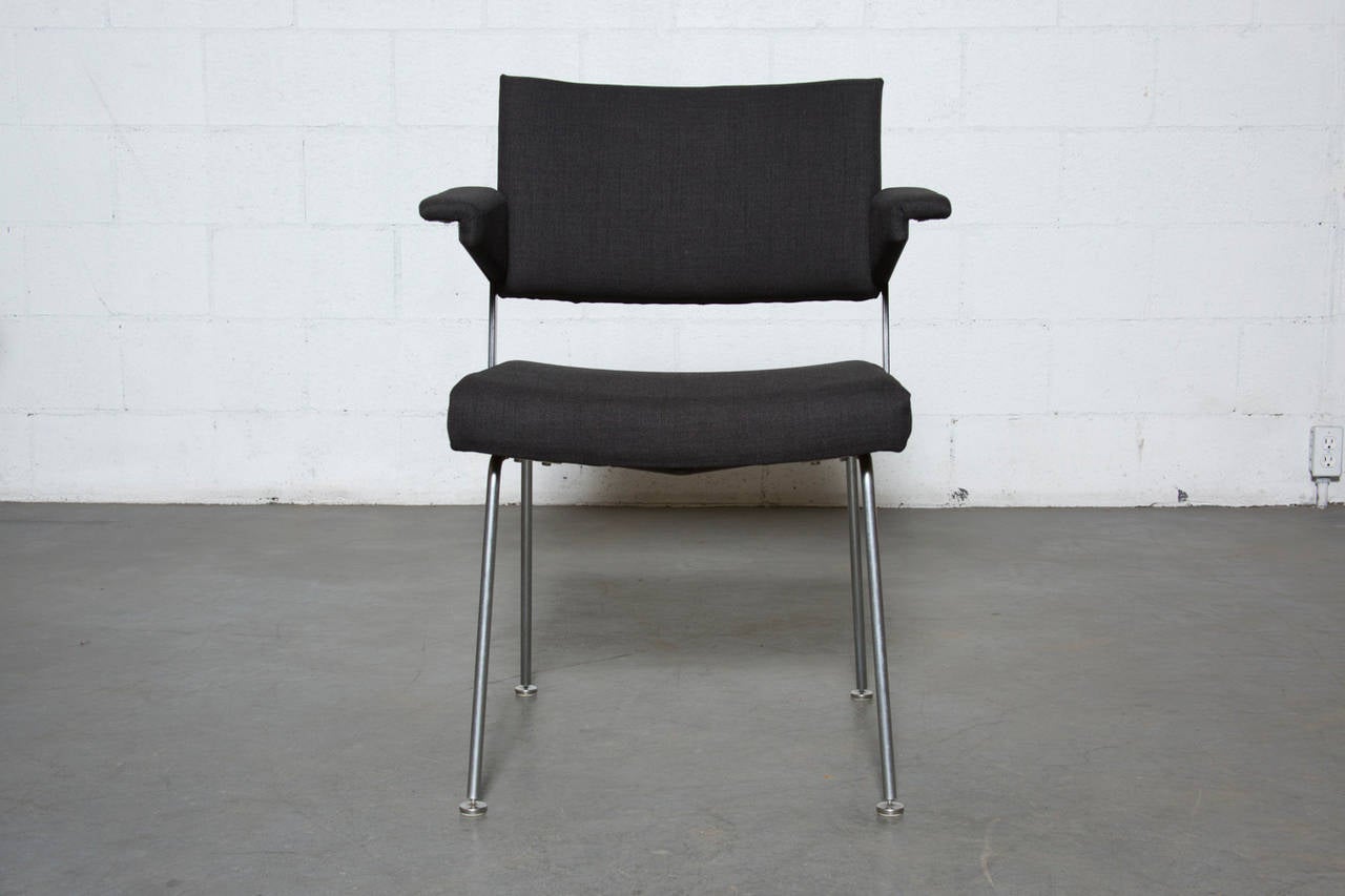 Mid-Century Modern Set of Four Gispen No.11 Armchairs by A.R. Cordemeijer