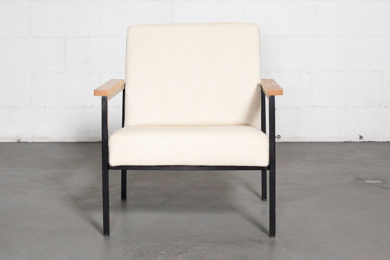 Mid-Century Modern Pair of H. Stolle Lounge Chairs for 'T Spectrum 