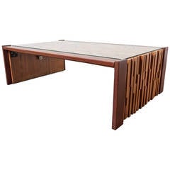 Percival Lafer, Brazilian Mixed Wood Coffee Table