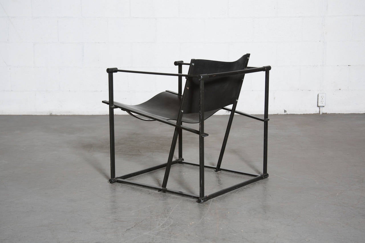 Enameled Pair of FM60 Cube Lounge Chairs by Radboud Van Beekum