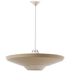 Industrial Ceiling Rondelle, UFO Lamp by Louis Kalff