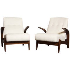 Pair of Gimson & Slater Scandinavian Low Lounge Chairs