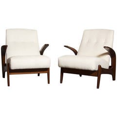 Coppia di sedie da salotto basse scandinave Gimson & Slater