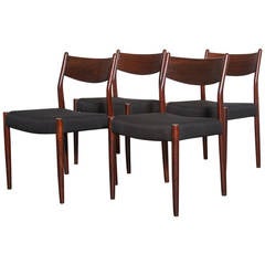Set of Four Cees Braakman Rosewood Dining Chairs