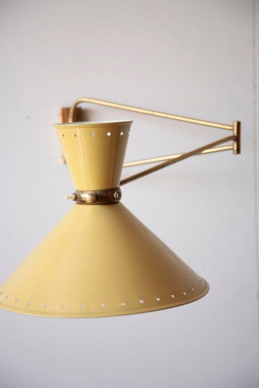 Pierre Guariche 1950's French Wall Lamp 2