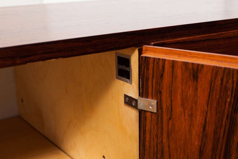 Late 20th Century Cees Braakman Rosewood Credenza for Pastoe
