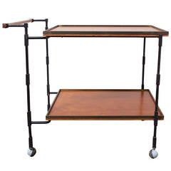 Mid-Century French Style Rolling Bar Cart