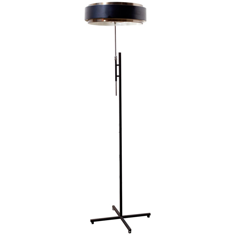 Hiemstra Black and Copper Floor Lamp