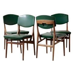 Gio Ponti CASSINA Set of 4 Dining Chair