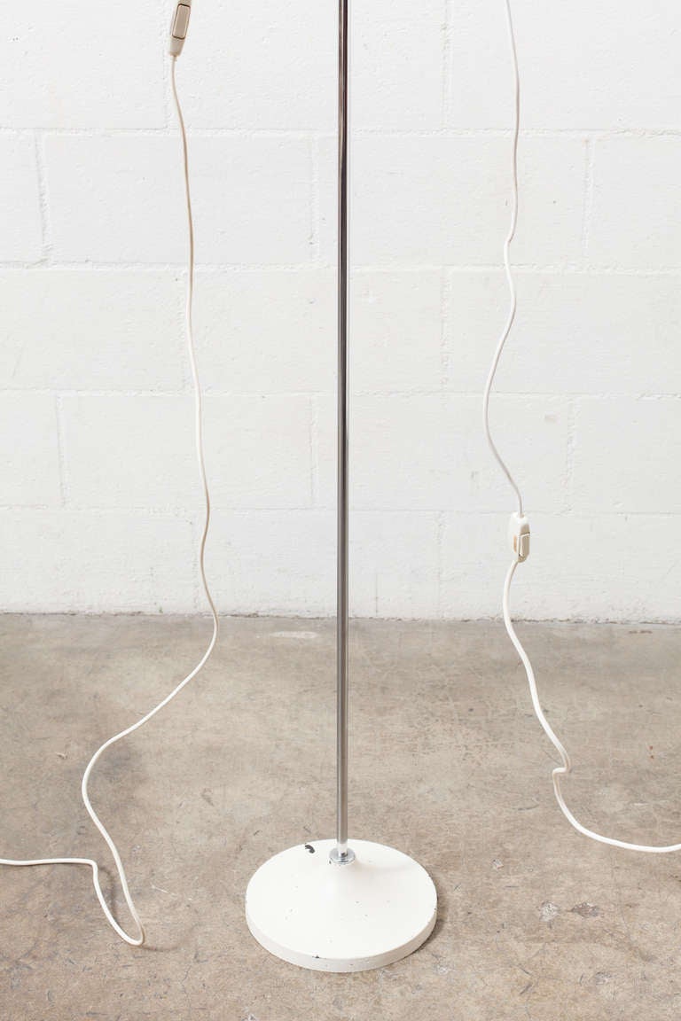 Stilnovo Style Double Headed Floor Lamp In Good Condition In Los Angeles, CA