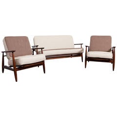 Dutch Modernist Stick Sofa Set