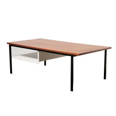 Wm. Rietveld Attributed Industrial Coffee Table