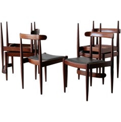 Niels Moller Style Set Of 6 Dining Chairs Niels Moller Style Set Of 6 Dining Chairs