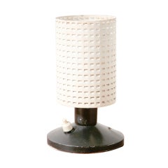 Vintage Mathieu Mategot Style Perforated Table Lamp