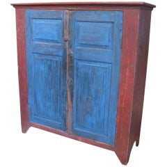 Painted Mohawk Valley Cupboard