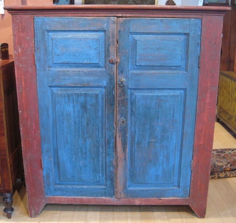 Painted Mohawk Valley Cupboard
