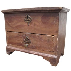 Miniature Paint Decorated Blanket Chest