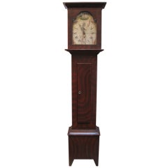 Paint Decorated Tall Case Clock