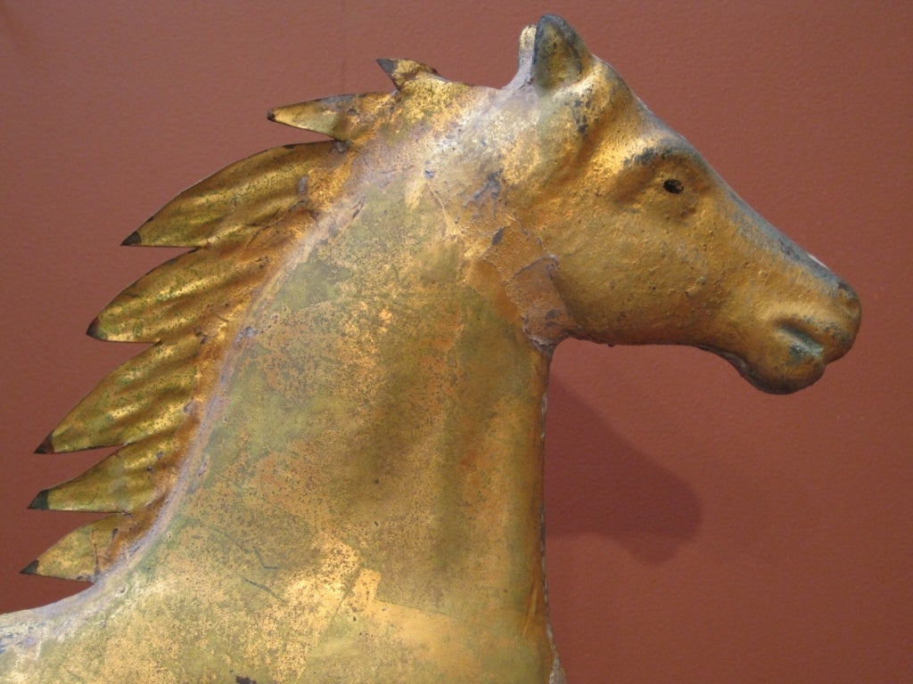 Gilded Horse Weathervane 1