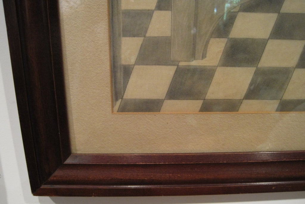 Graphite Drawing of a Newfoundland Dog